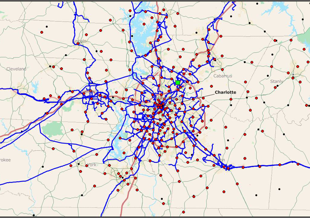 Telecom optical fiber GIS mapping using Mapinfo