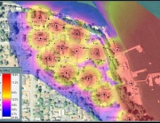 wifi coverage map with maximum data-rates
